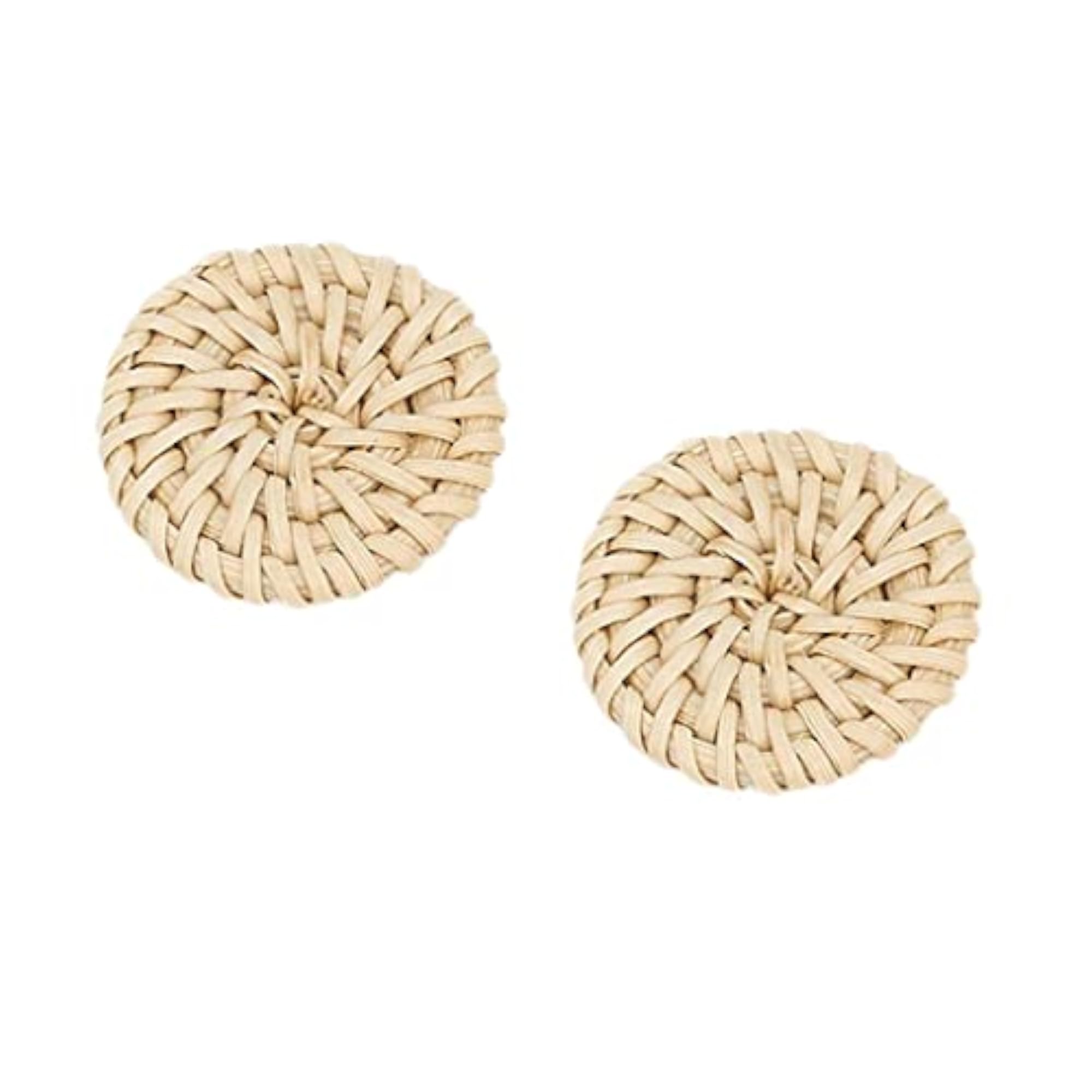 Assorted Shapes Rattan Earring DIY Pendants